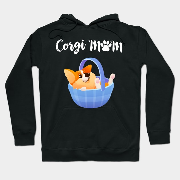 Corgi Mom (272) Hoodie by Drakes